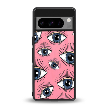 Watchful Soul back phone cover | glass case for google pixel 8 pro