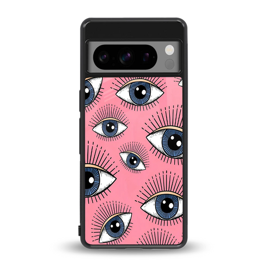Watchful Soul back phone cover | glass case for google pixel 8 pro