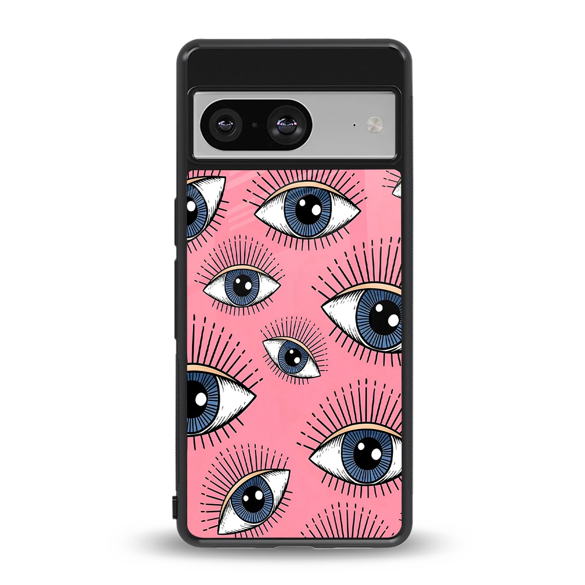 Watchful Soul back phone cover | glass case for google pixel 8