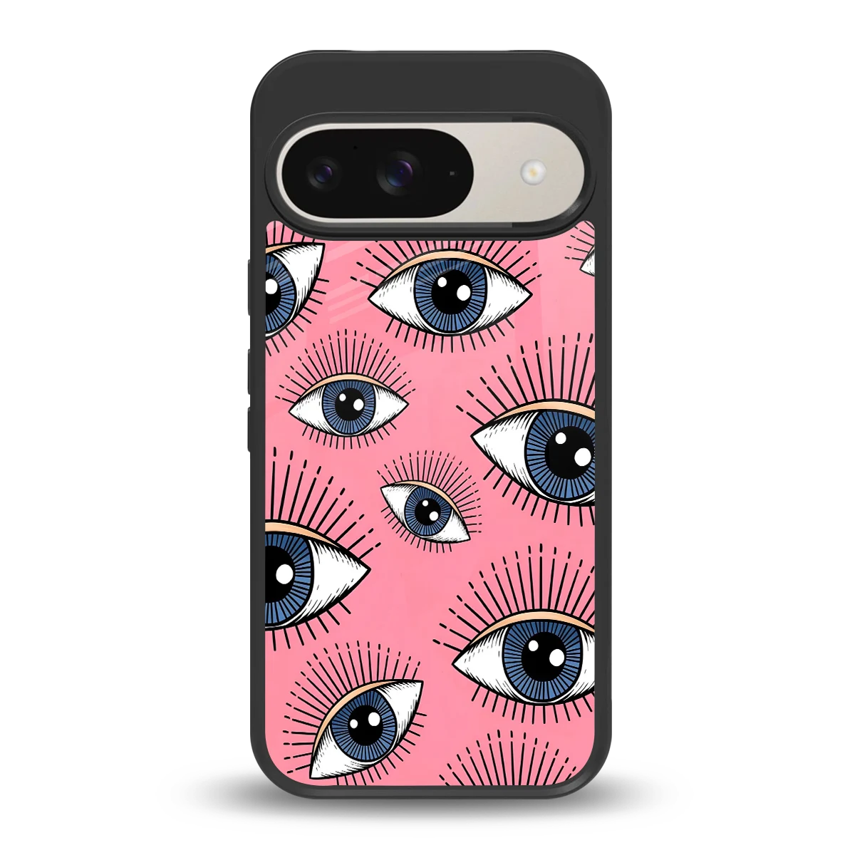 Watchful Soul back phone cover | glass case for google pixel 9
