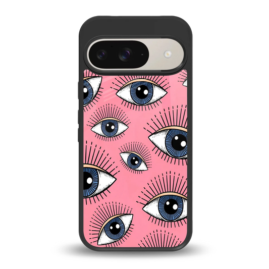Watchful Soul back phone cover | glass case for google pixel 9