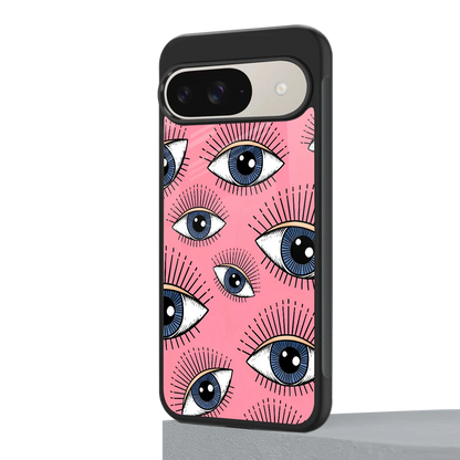 Watchful Soul google pixel 9 mobile cover | shockproof glass phone case