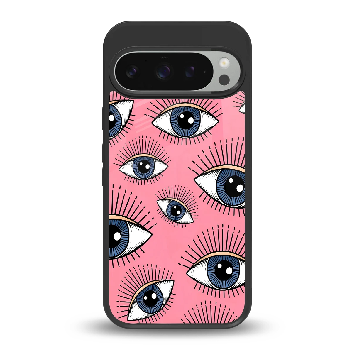 Watchful Soul back phone cover | glass case for google pixel 9 pro