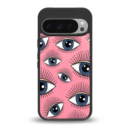 Watchful Soul back phone cover | glass case for google pixel 9 pro