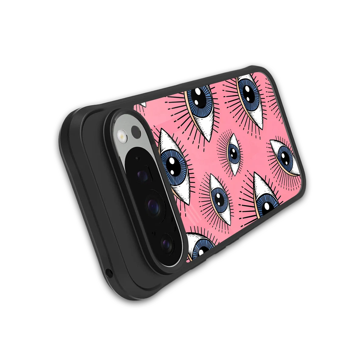 Watchful Soul stylish phone case for google pixel 9 pro | glossy glass and slim fit