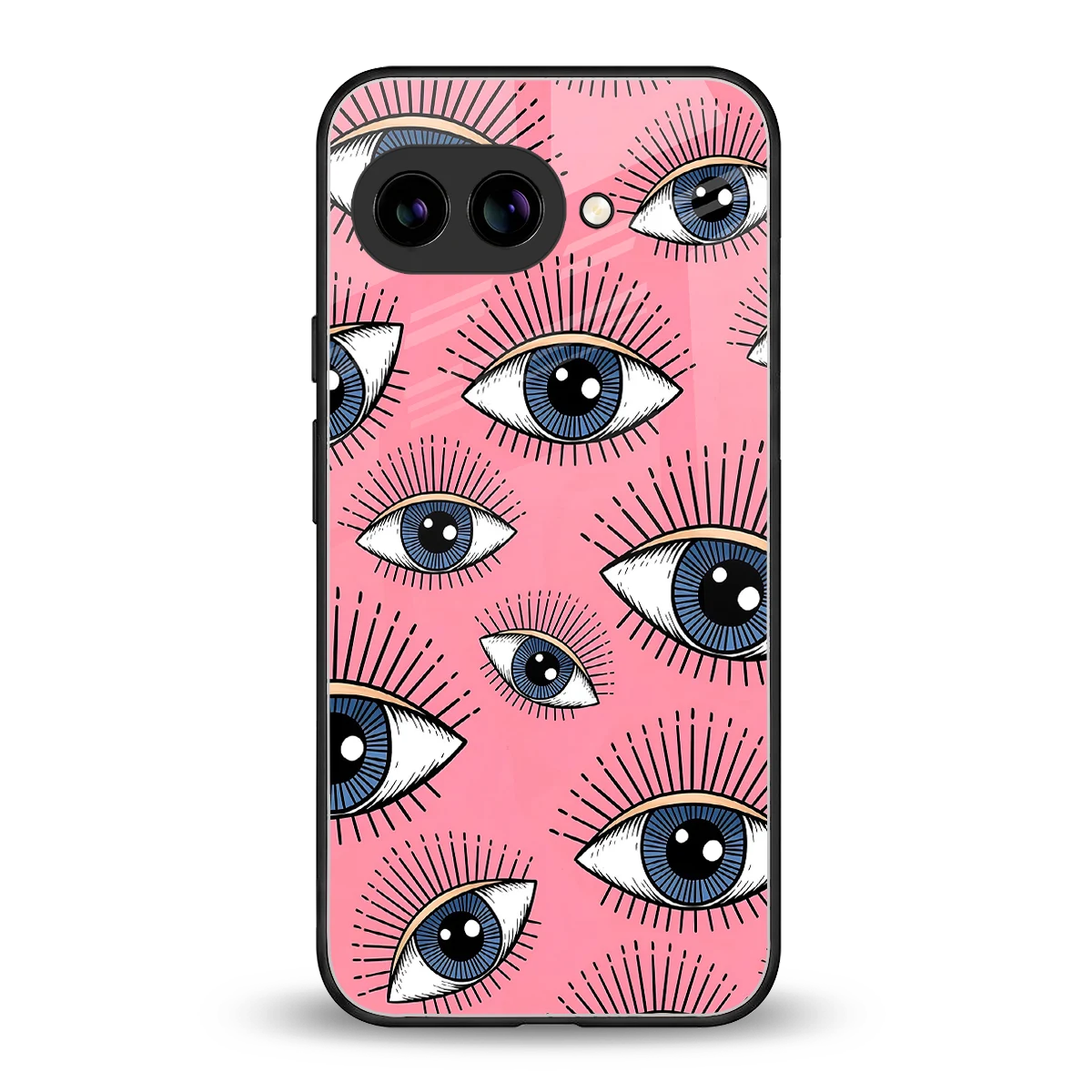 Watchful Soul back phone cover | glass case for google pixel 9a