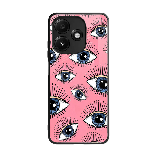 Watchful Soul back phone cover | glass case for redmi 12 5g