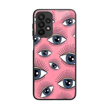 Watchful Soul back phone cover | glass case for samsung galaxy a23
