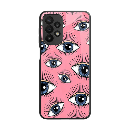 Watchful Soul back phone cover | glass case for samsung galaxy a23