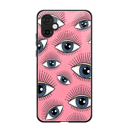 Watchful Soul back phone cover | glass case for samsung galaxy a06 5g
