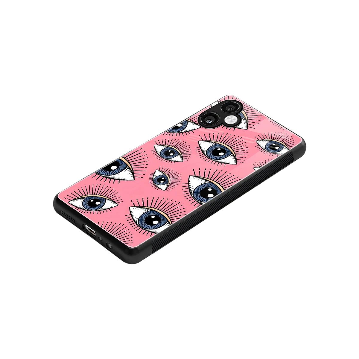 Watchful Soul stylish phone case for samsung galaxy a06 5g | glossy glass and slim fit