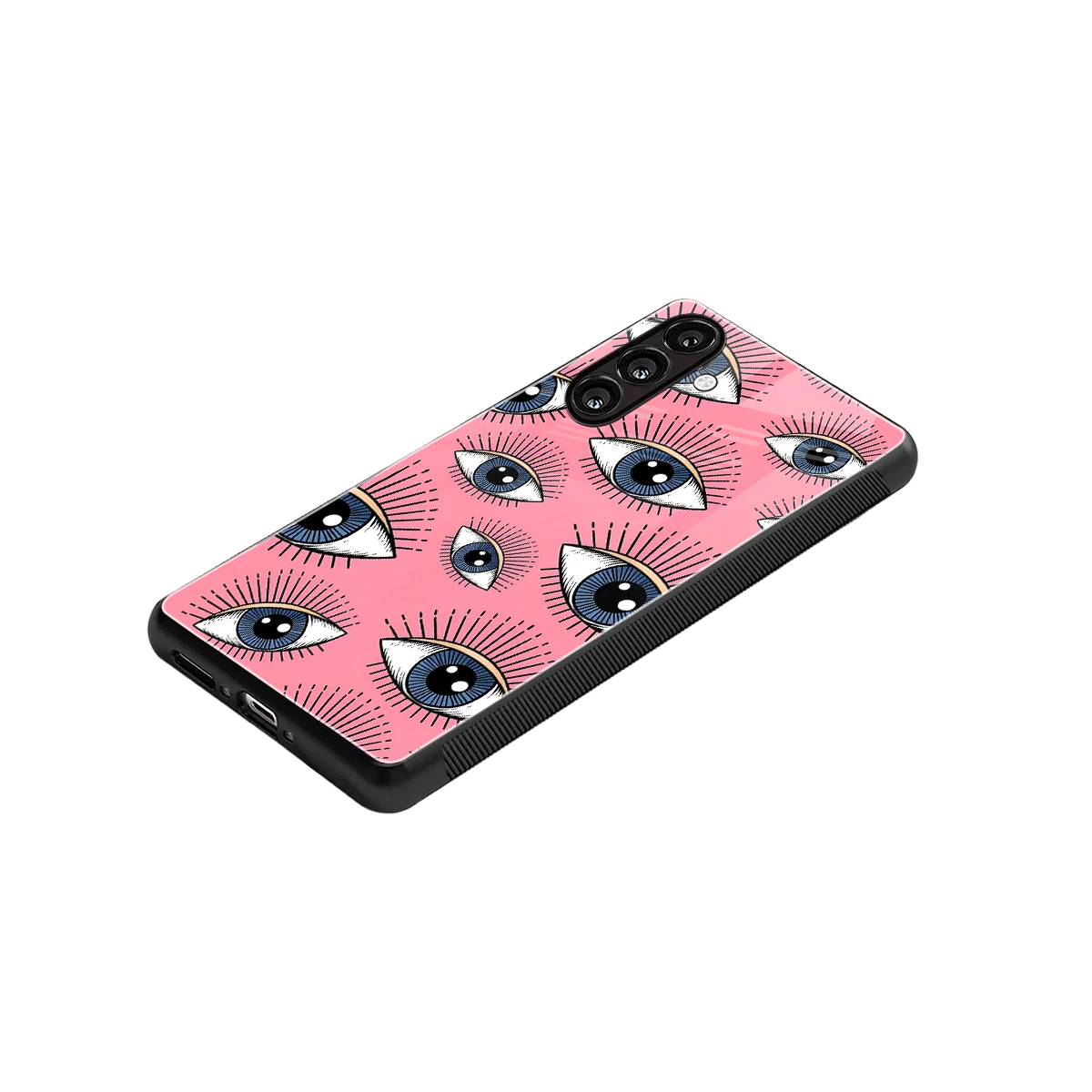 Watchful Soul stylish phone case for samsung galaxy a37 5g | glossy glass and slim fit