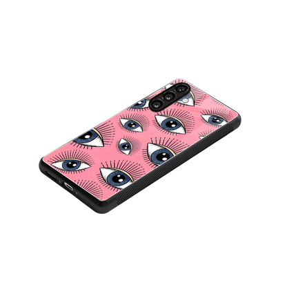 Watchful Soul stylish phone case for samsung galaxy a37 5g | glossy glass and slim fit