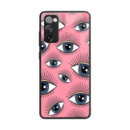 Watchful Soul back phone cover | glass case for samsung galaxy s20 fe