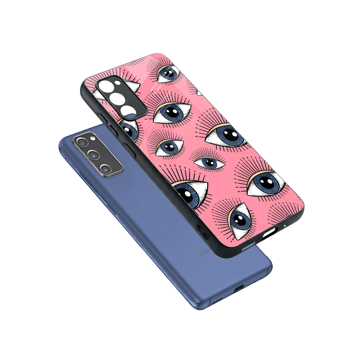 Watchful Soul sleek samsung galaxy s20 fe cover with tempered glass back and TPU edges