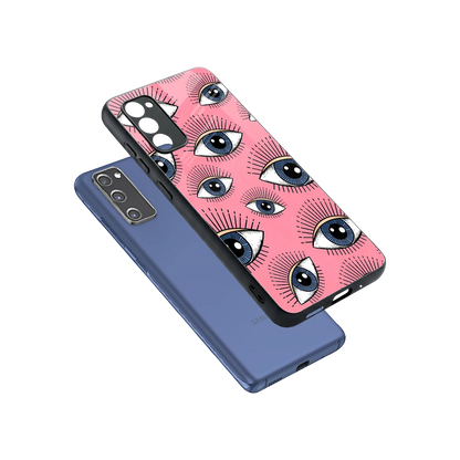 Watchful Soul sleek samsung galaxy s20 fe cover with tempered glass back and TPU edges