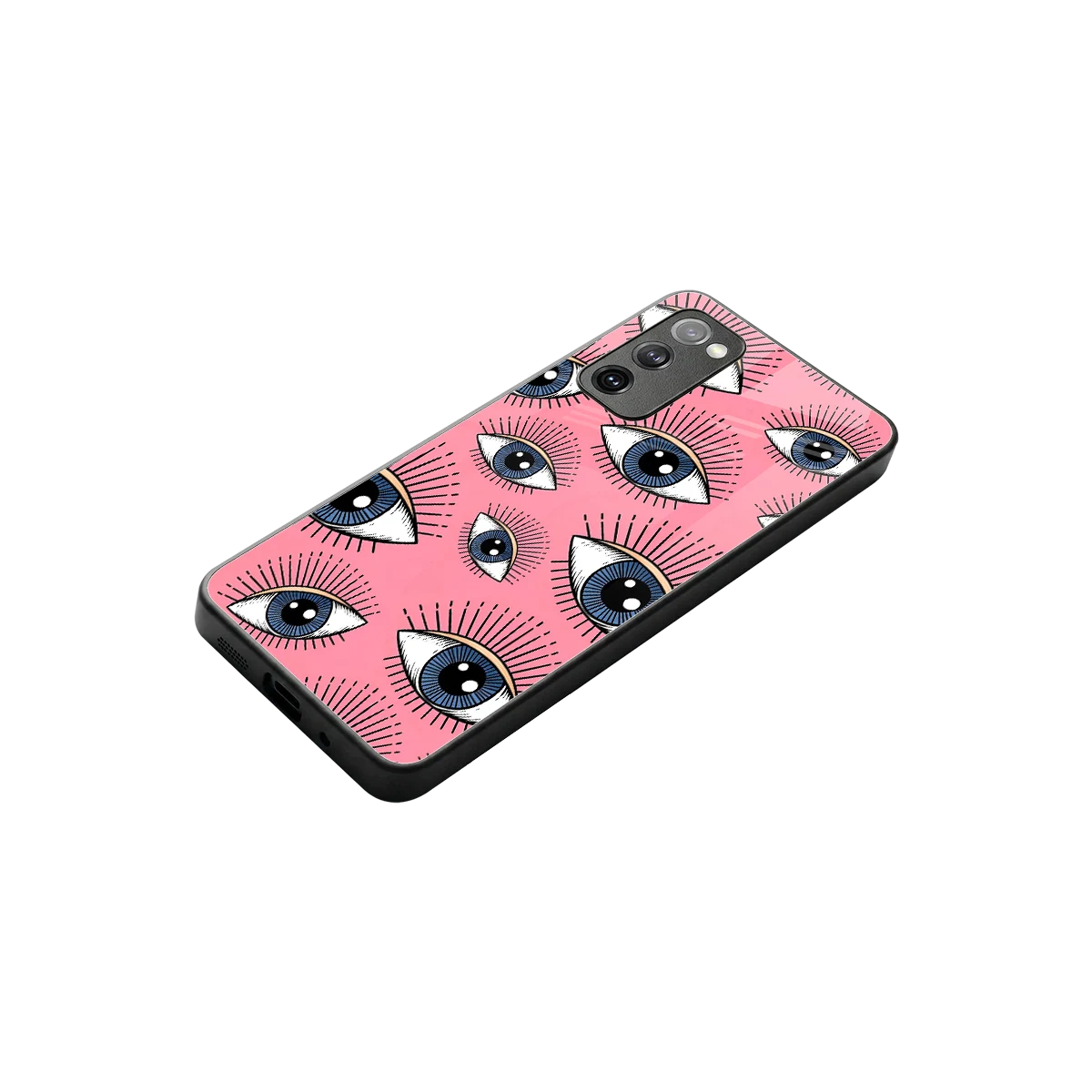 Watchful Soul stylish phone case for samsung galaxy s20 fe | glossy glass and slim fit