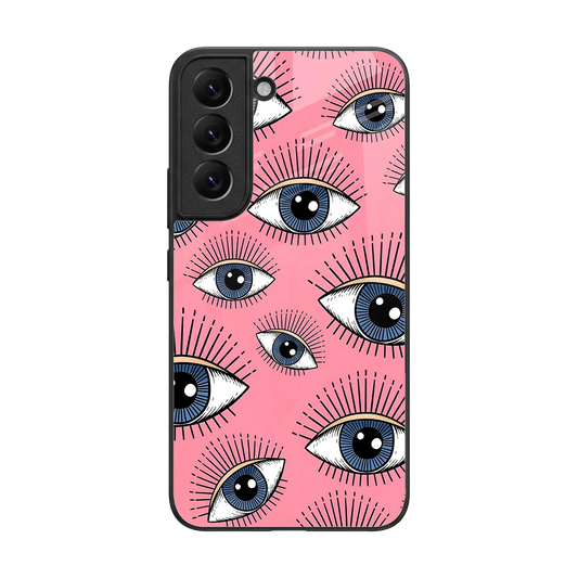 Watchful Soul back phone cover | glass case for samsung galaxy s22