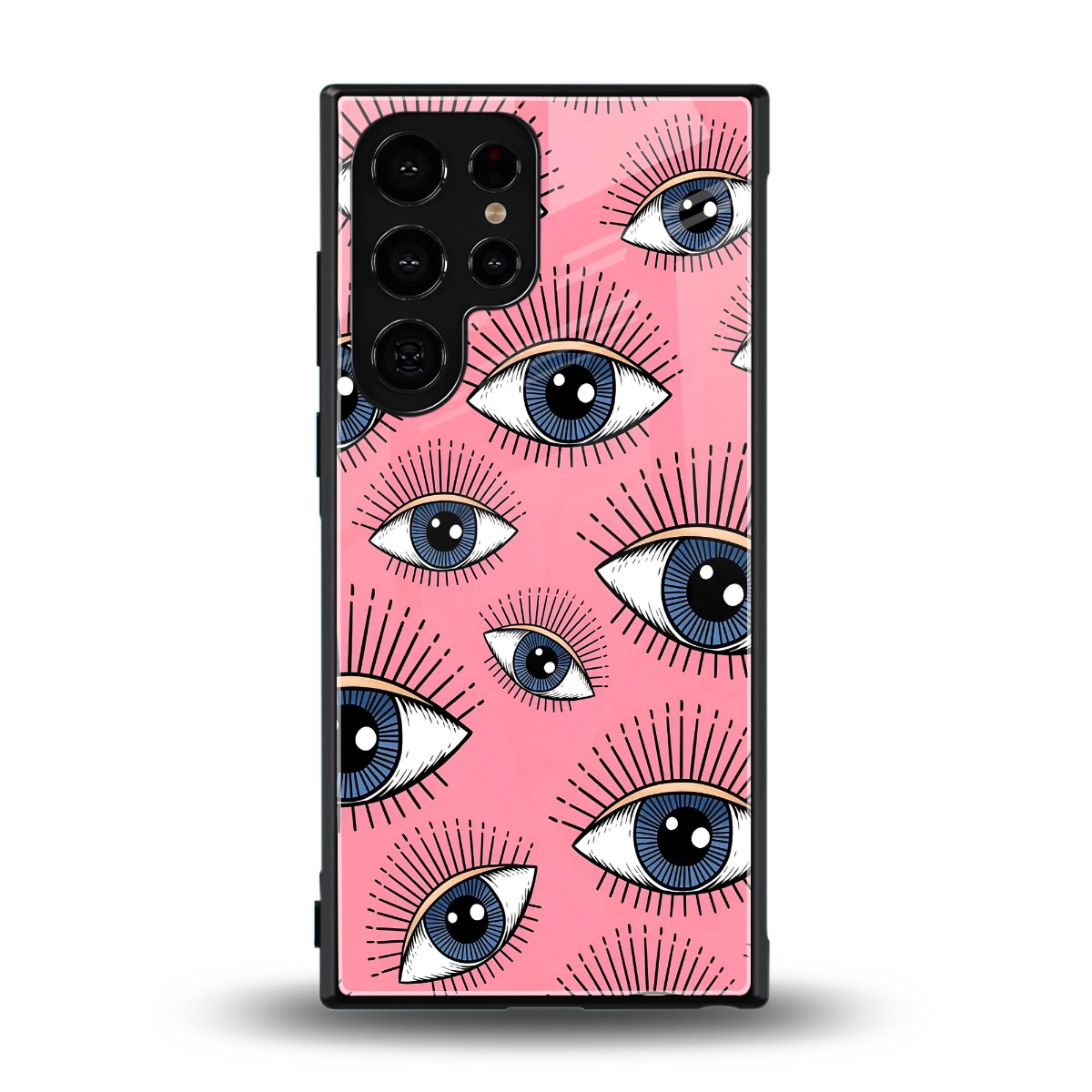Watchful Soul back phone cover | glass case for samsung galaxy s24 ultra