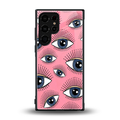 Watchful Soul back phone cover | glass case for samsung galaxy s24 ultra