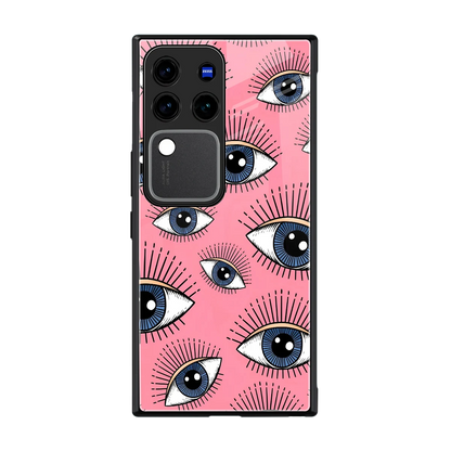 Watchful Soul back phone cover | glass case forvivo v30 pro