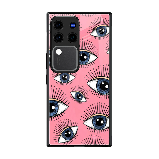 Watchful Soul back phone cover | glass case forvivo v30 pro