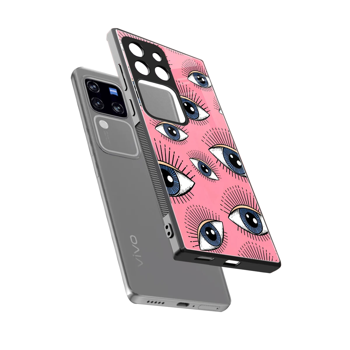 Watchful Soul sleekvivo v30 pro cover with tempered glass back and TPU edges