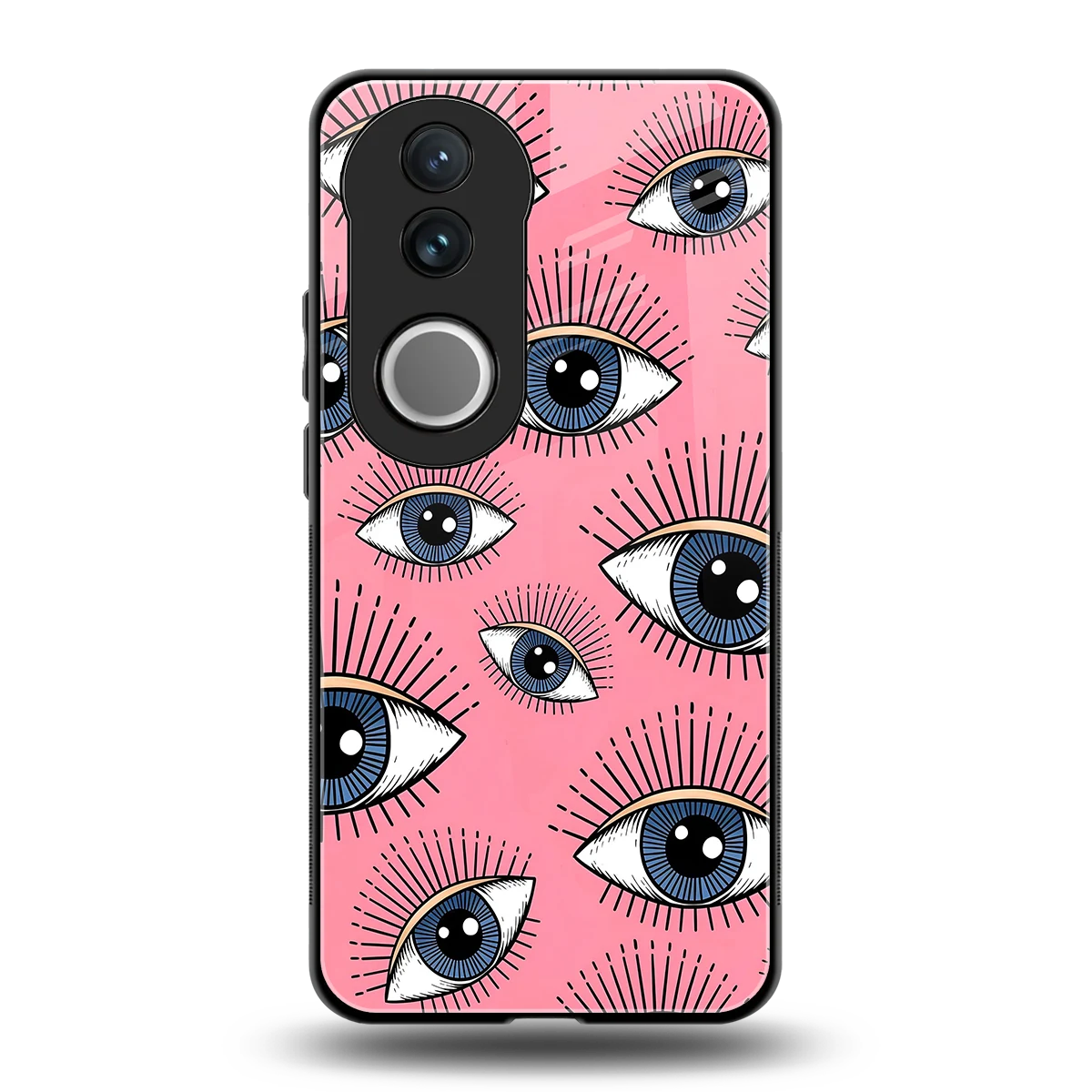 Watchful Soul back phone cover | glass case for vivo v50