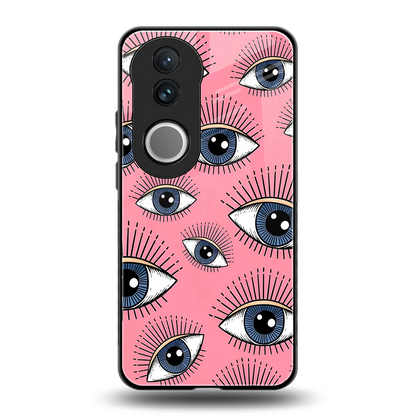 Watchful Soul back phone cover | glass case for vivo v50