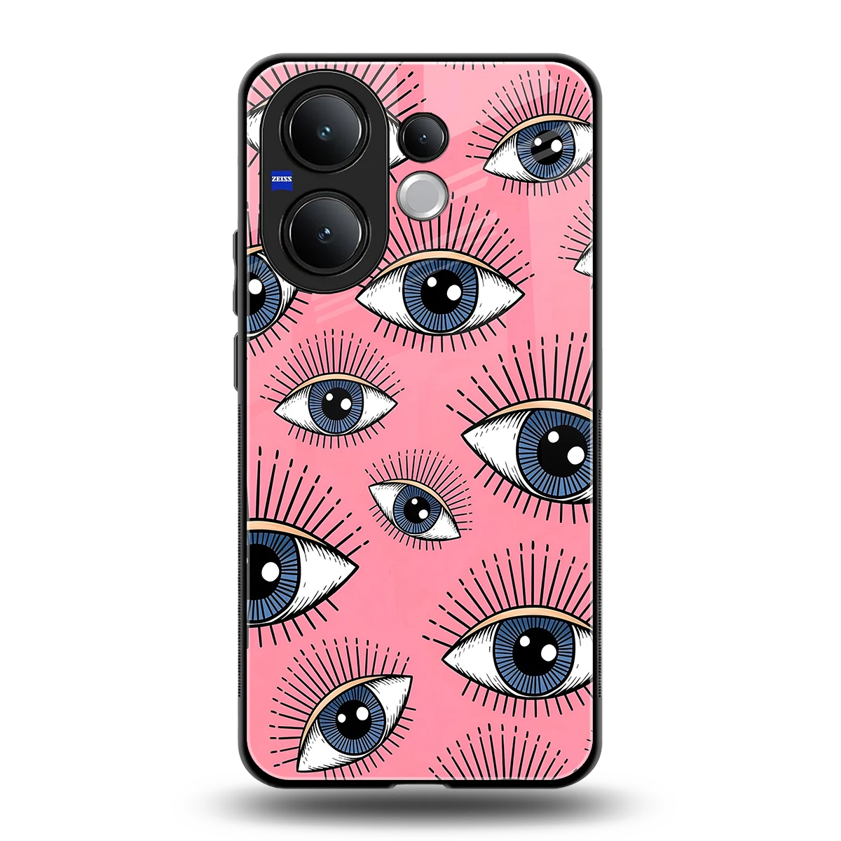 Watchful Soul back phone cover | glass case for vivo v60