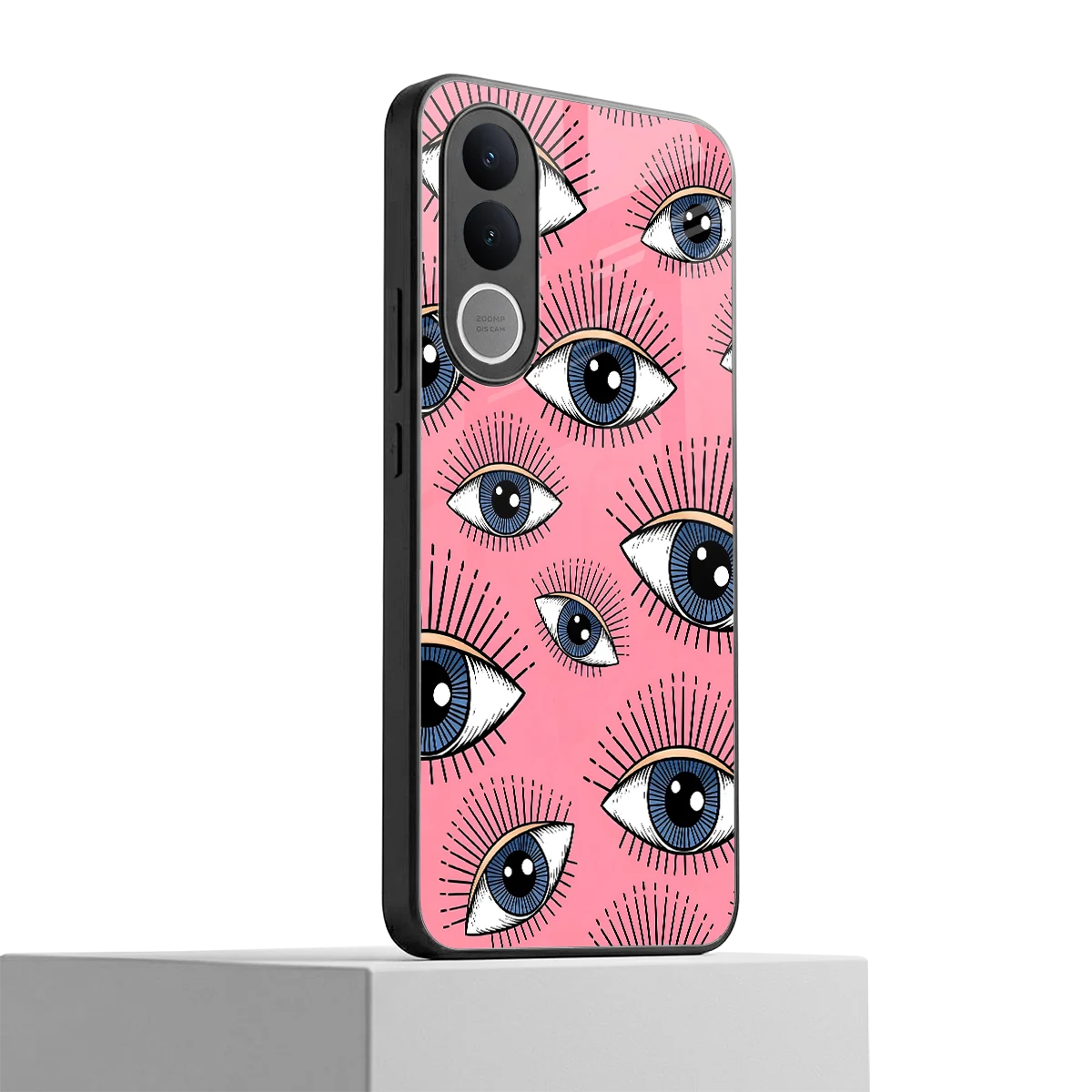 Watchful Soul vivo v70 fe mobile cover | shockproof glass phone case
