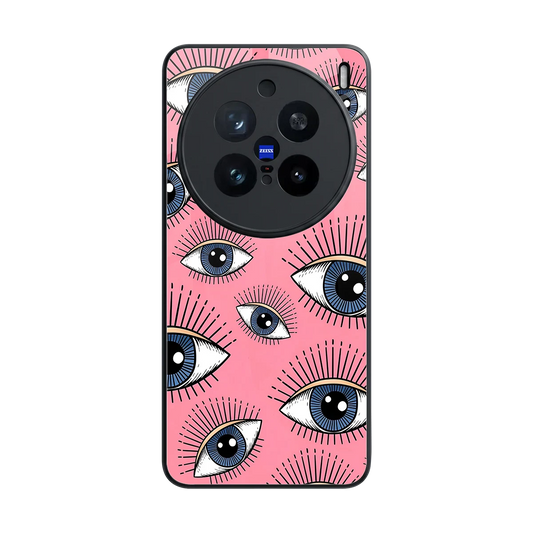 Watchful Soul back phone cover | glass case for vivo x200 pro