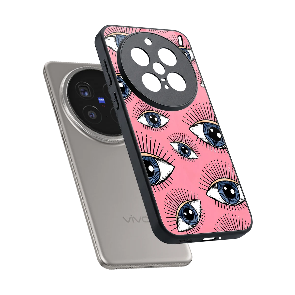 Watchful Soul sleek vivo x200 pro cover with tempered glass back and TPU edges