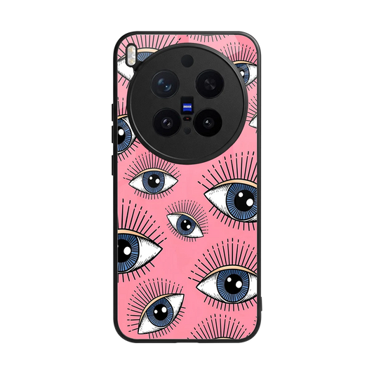 Watchful Soul back phone cover | glass case for vivo x300 pro