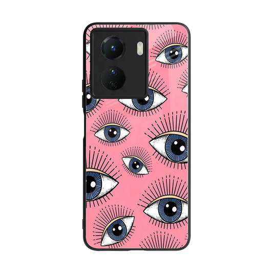 Watchful Soul back phone cover | glass case for vivo y16