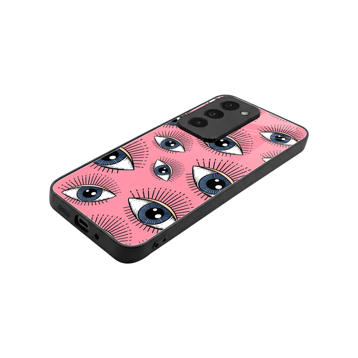 Watchful Soul stylish phone case for redmi 15 5g | glossy glass and slim fit
