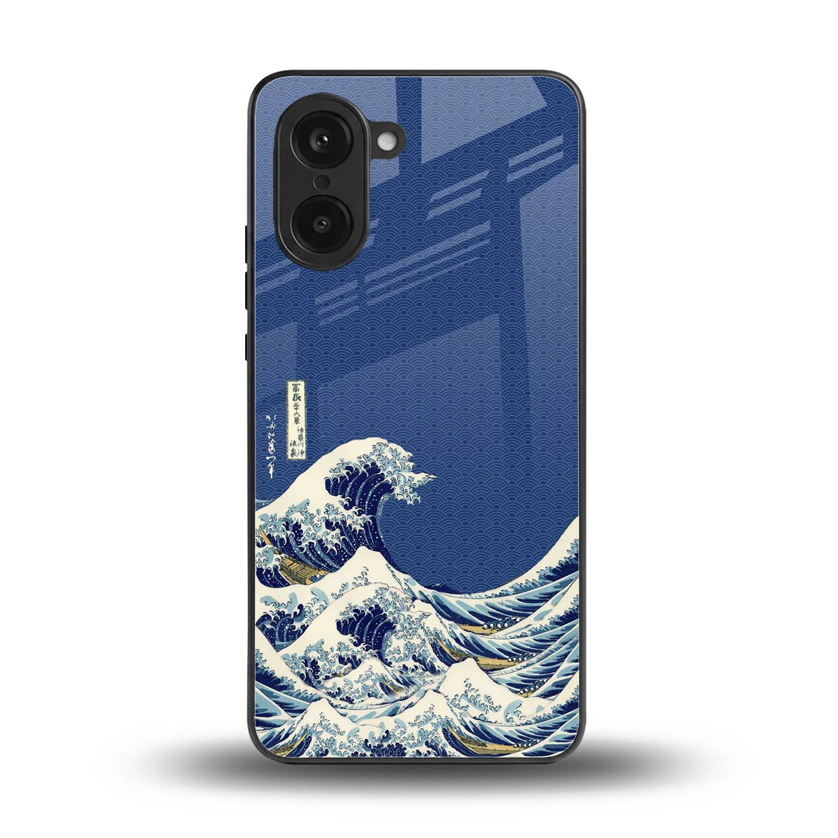 Waves back phone cover | glass case for oneplus nord ce5 5g