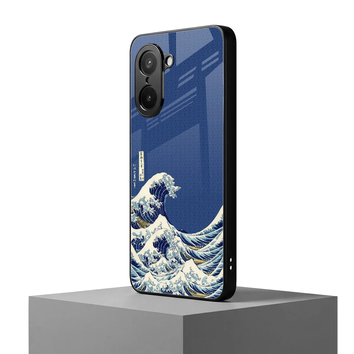 Waves oneplus nord ce5 5g mobile cover | shockproof glass phone case