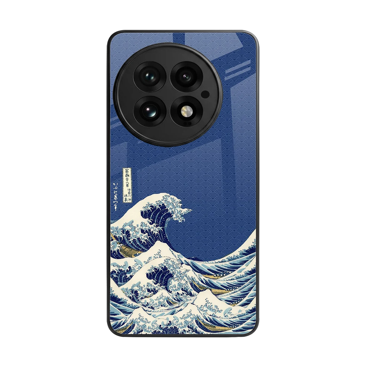 Waves back phone cover | glass case for oneplus 13