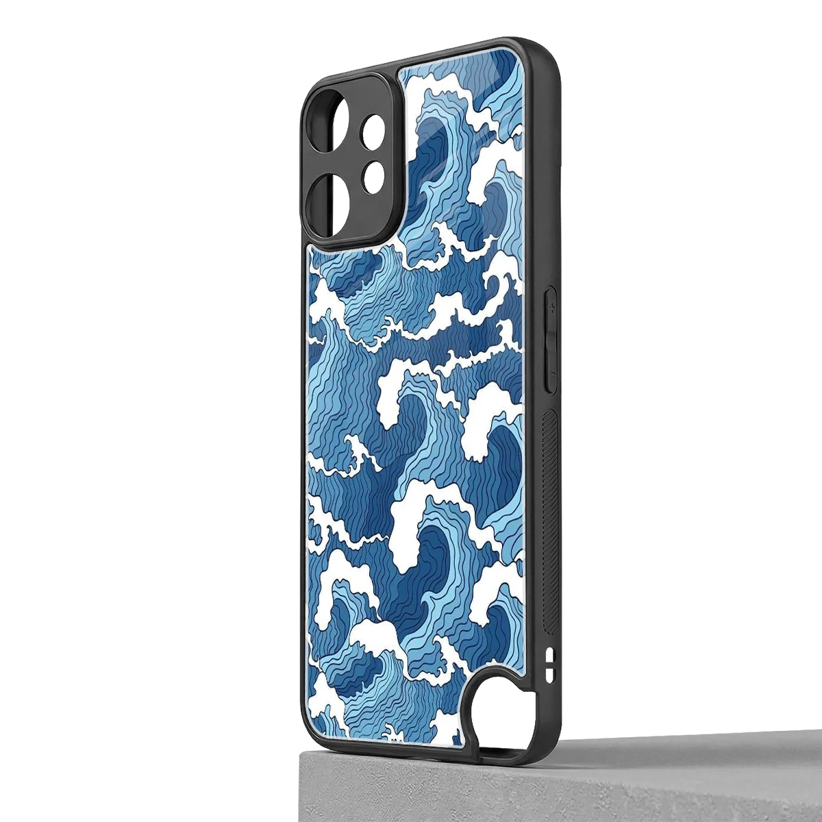 Waves Art cmf nothing phone 2 pro mobile cover | shockproof glass phone case