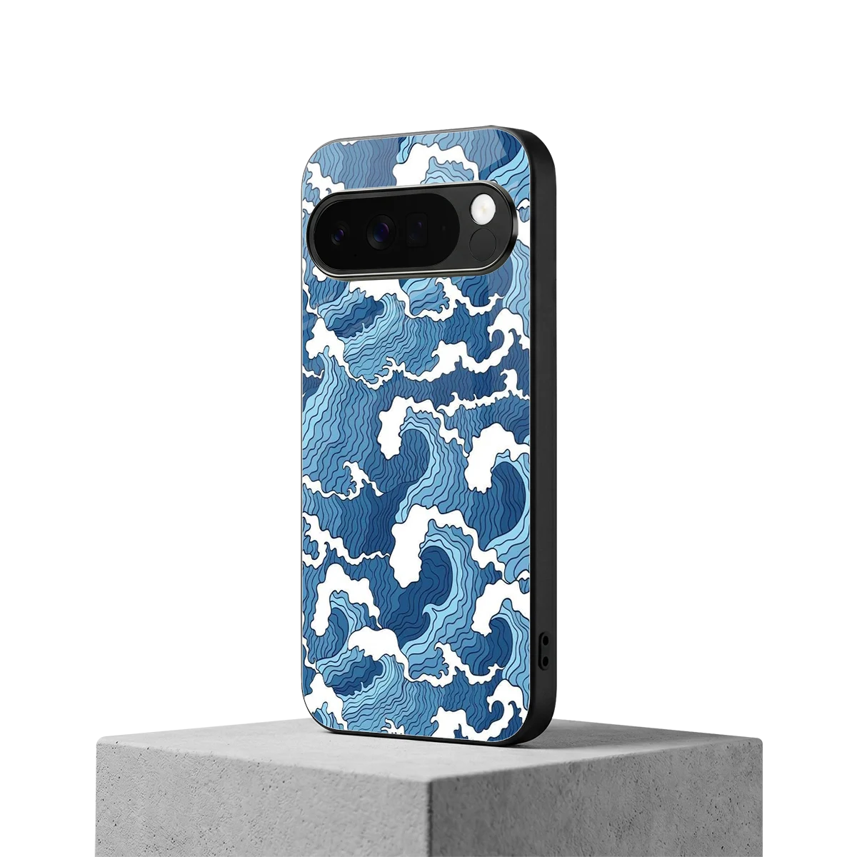 Waves Art google pixel 10 pro xl mobile cover | shockproof glass phone case