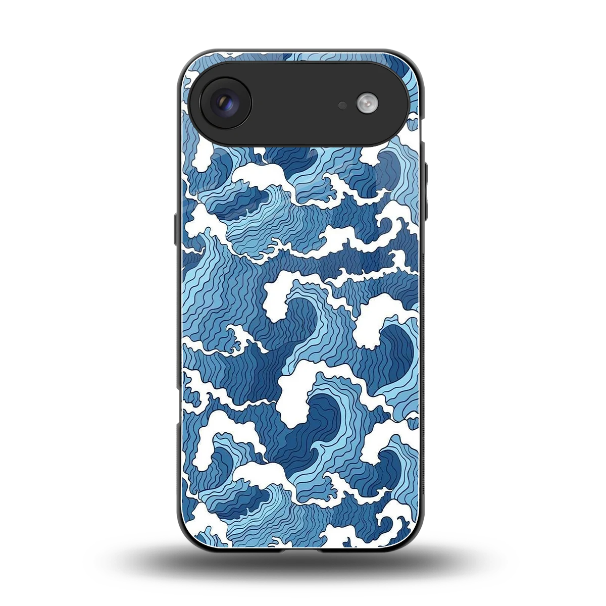 Waves Art back phone cover | glass case for iphone air