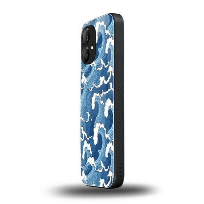 Waves Art nothing phone 1 mobile cover | shockproof glass phone case