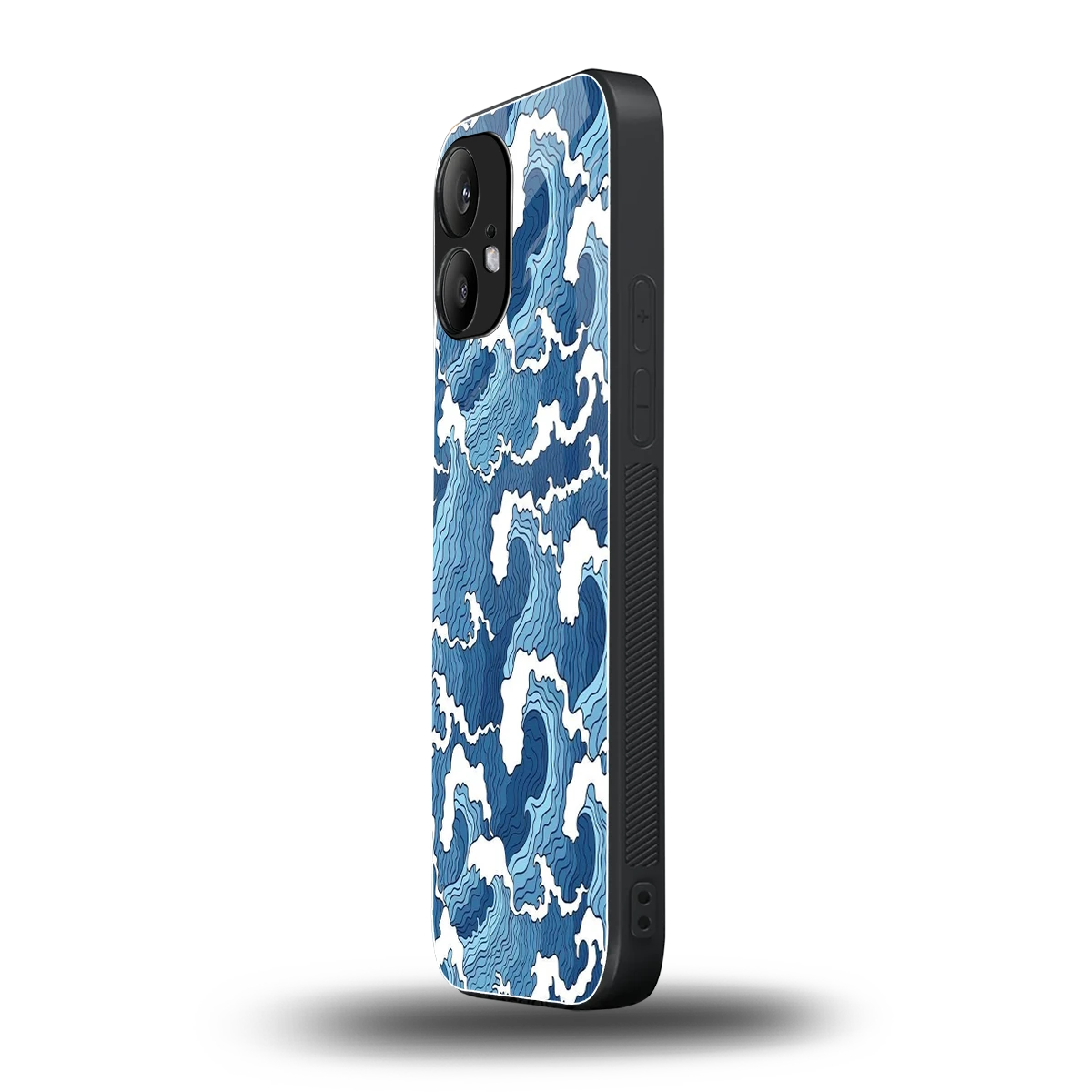 Waves Art nothing phone 2 mobile cover | shockproof glass phone case