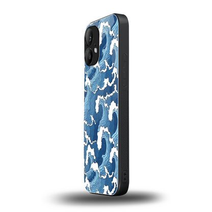 Waves Art nothing phone 2 mobile cover | shockproof glass phone case