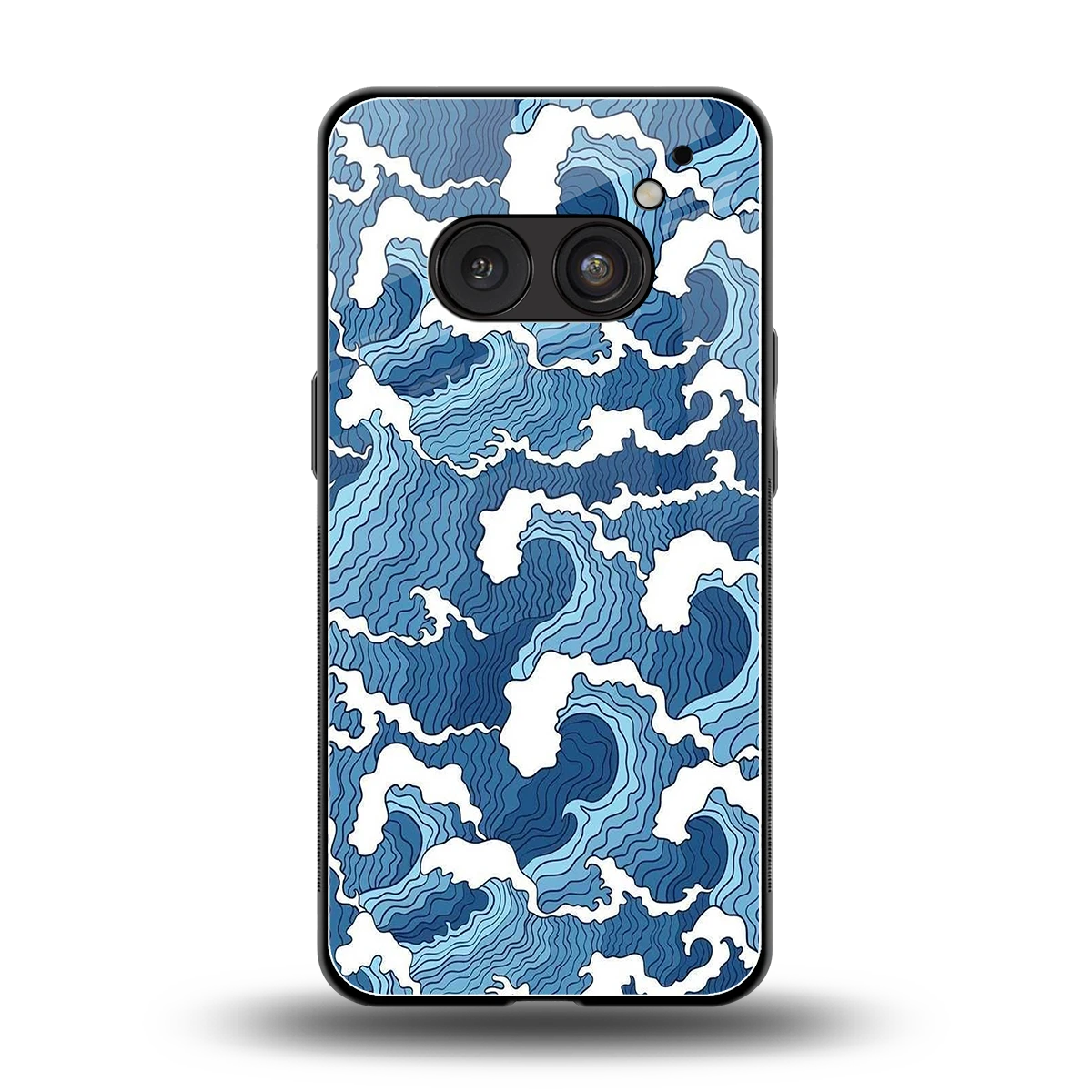Waves Art back phone cover | glass case for nothing phone 2a