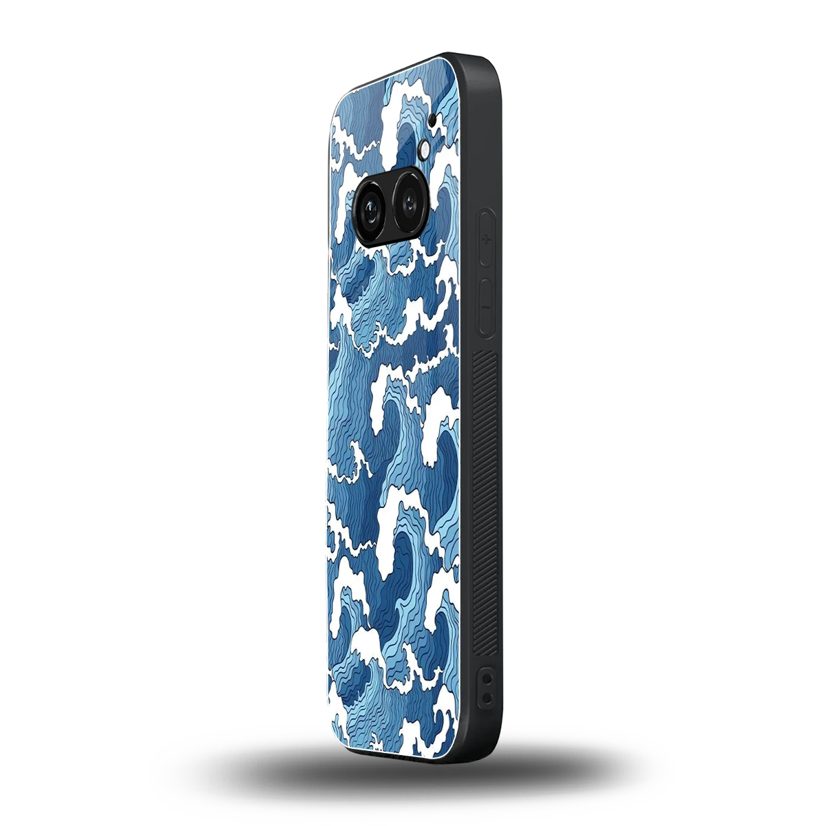 Waves Art nothing phone 2a mobile cover | shockproof glass phone case