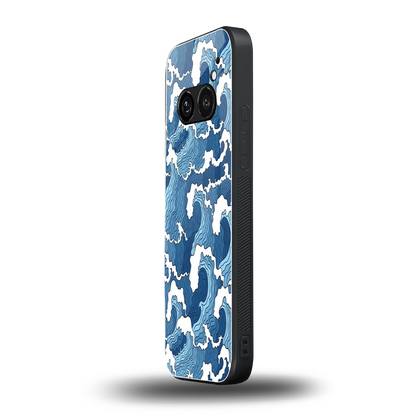 Waves Art nothing phone 2a mobile cover | shockproof glass phone case