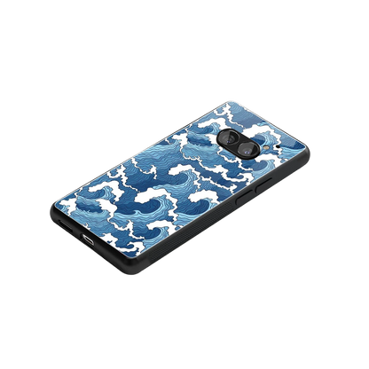 Waves Art stylish phone case for nothing phone 2a | glossy glass and slim fit