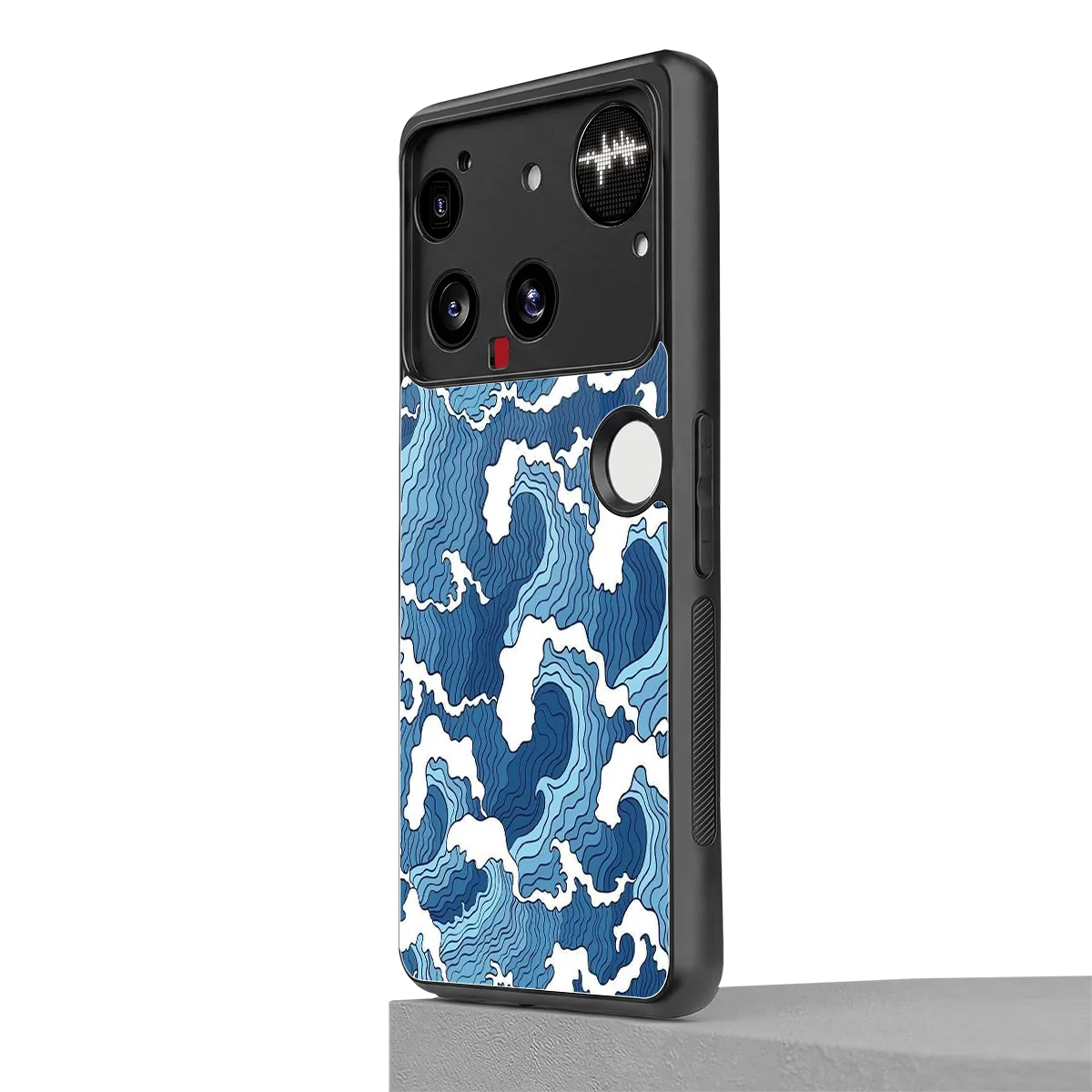 Waves Art nothing phone 3 mobile cover | shockproof glass phone case